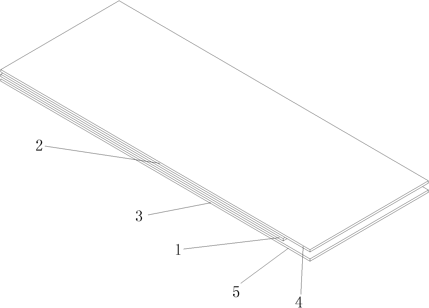 Double sided adhesive tape with release paper capable of being rapidly striped