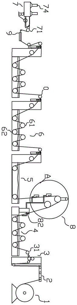 Cloth starching and sizing integration device