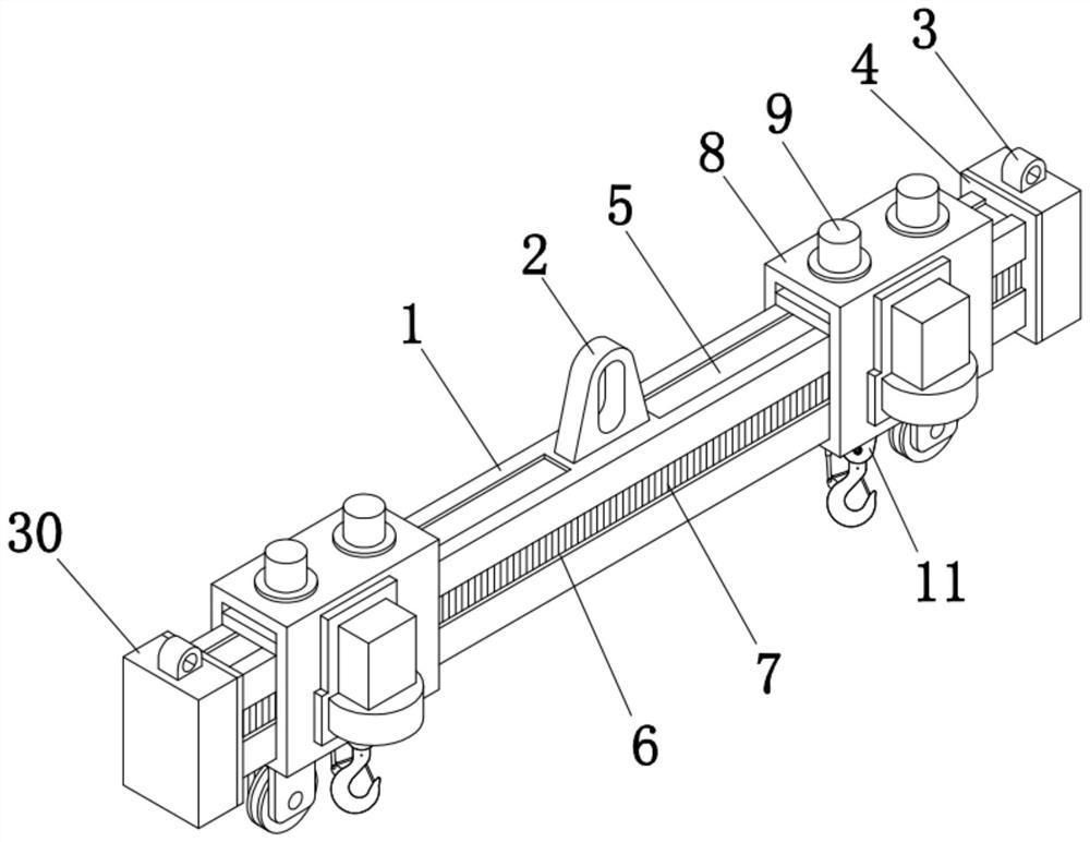 Hoisted object balance alarm device