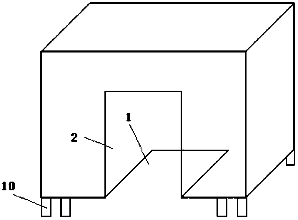 Shielding chamber of pull-inserting type replacement test system