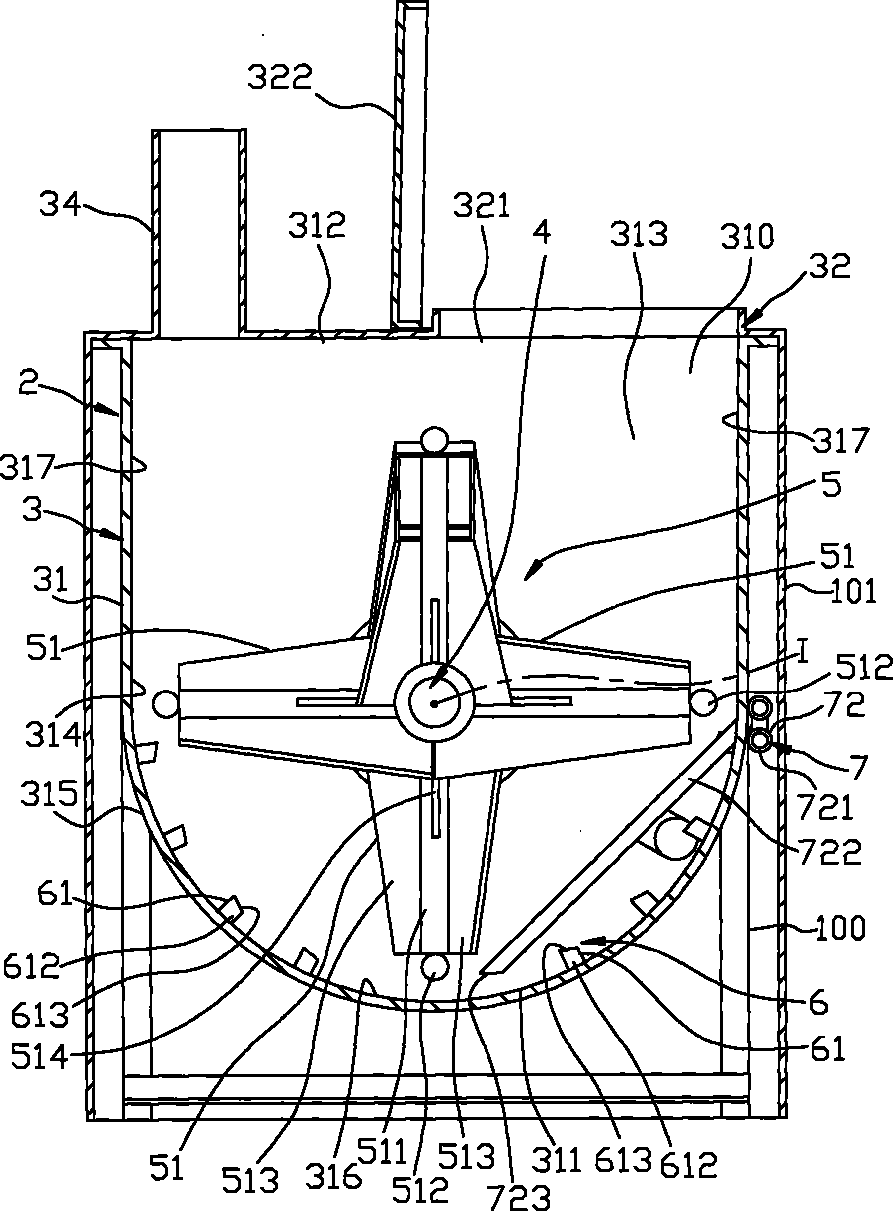 Treating device and treating method for organic wastes in farm