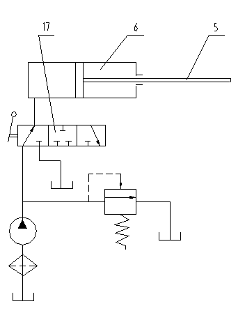 Four-wheel synchronous automatic lifting regulating mechanism