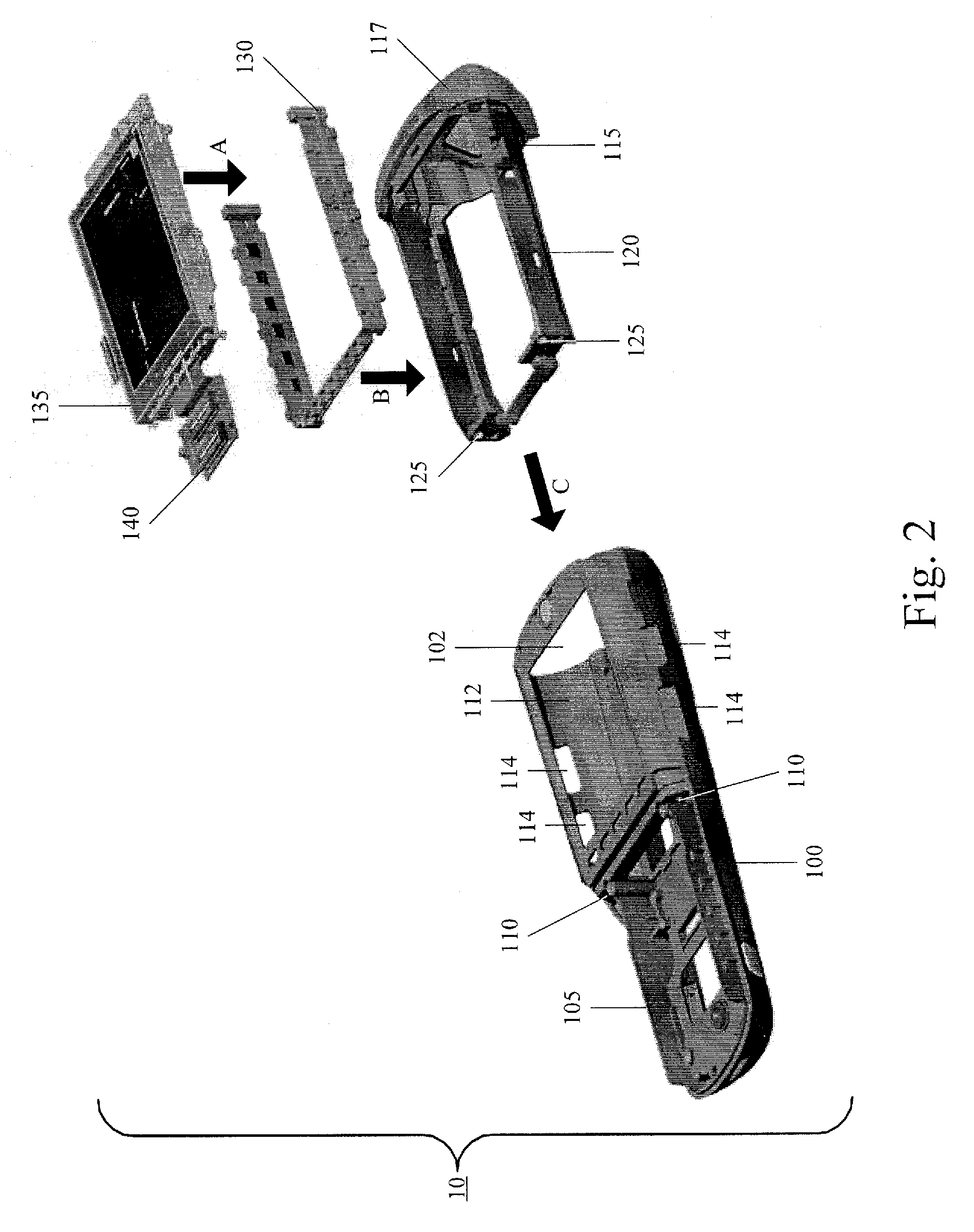 Shock Isolation System for a Mobile Unit with a Monocoque Housing