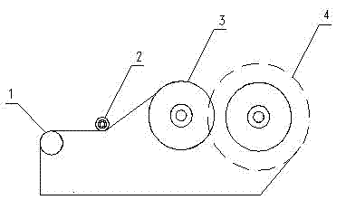 Automatic constant-linear-speed control system of film applicator