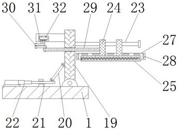 Pruning device capable of preventing broken leaves from splashing and used for road green belt maintenance