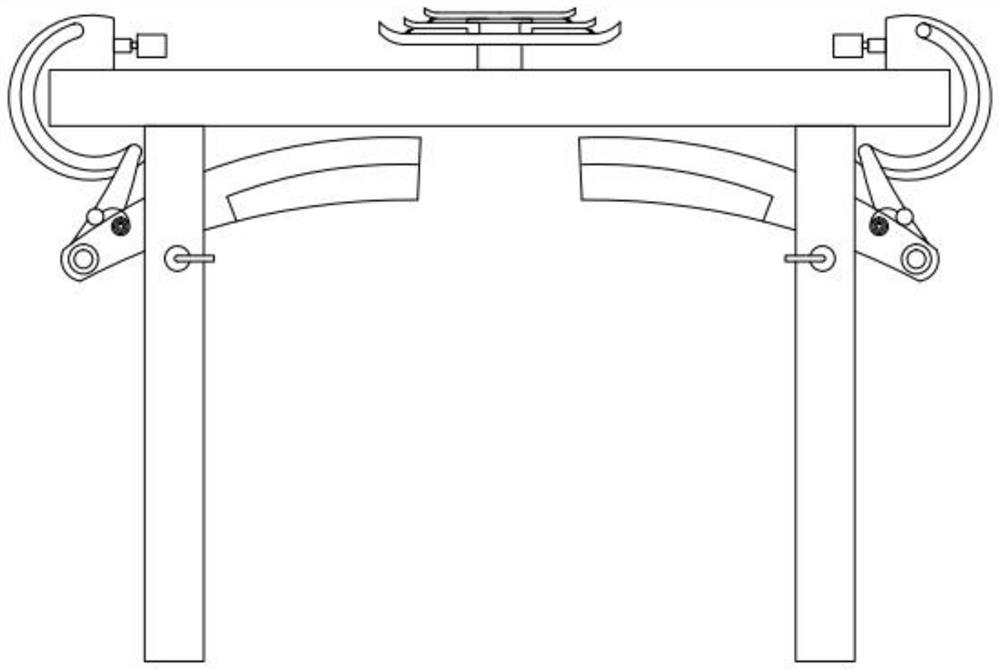 A kind of orthopedic bed equipped with detachable thermotherapy device