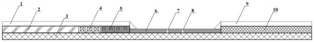 Integrated self-amplification indirect competitive immunochromatography test paper and detection method