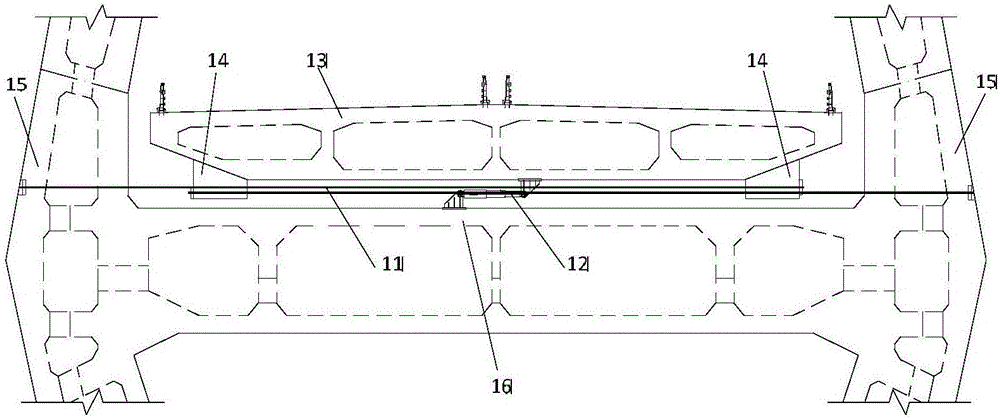 Large-span bridge elastic-plastic damping system