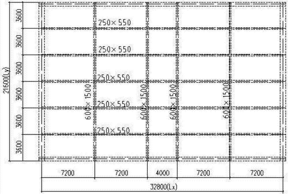 Irregular II type large-span concrete vierendeel sandwich plate floor and making method thereof