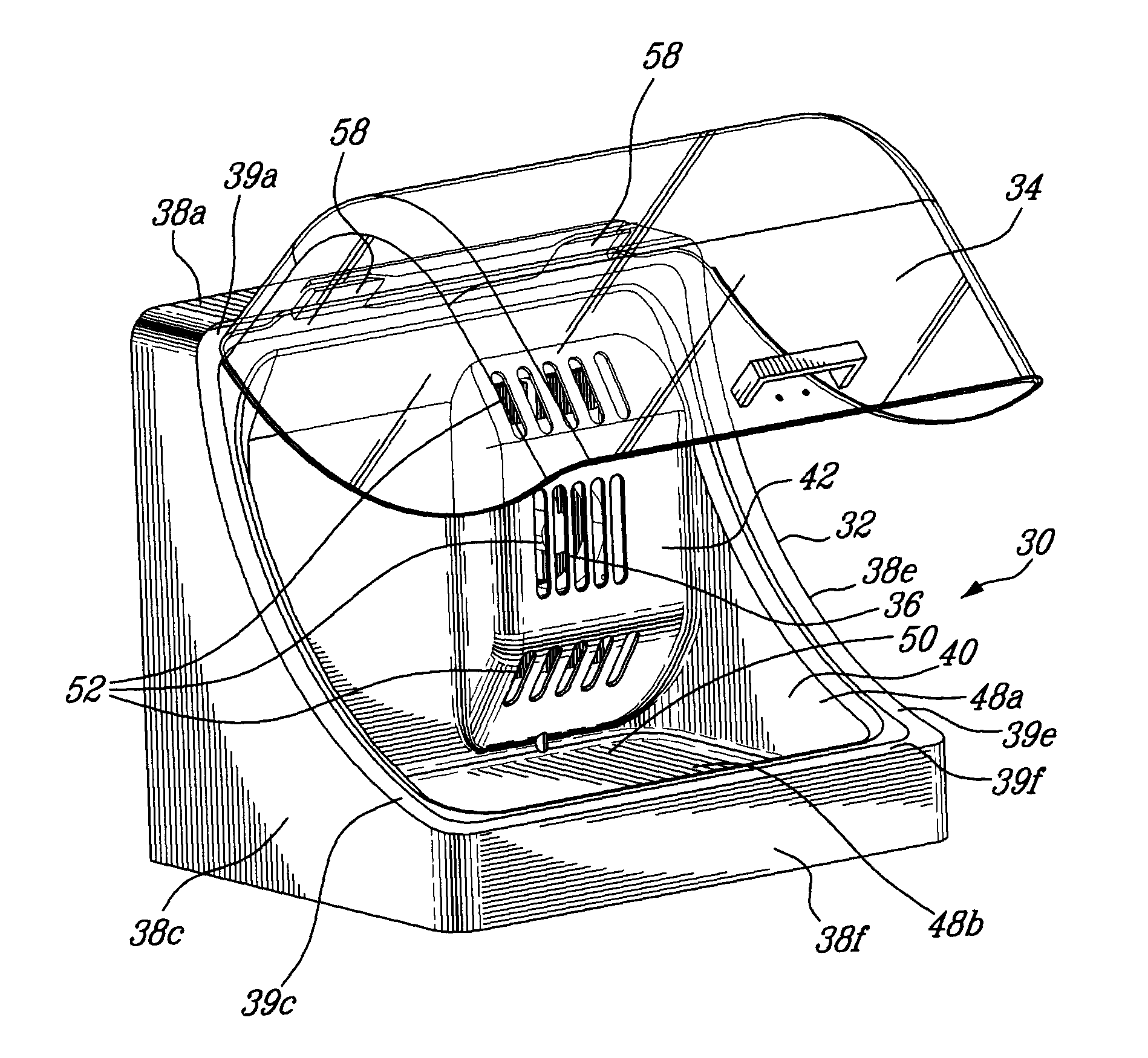 Portable temperature-controlled container