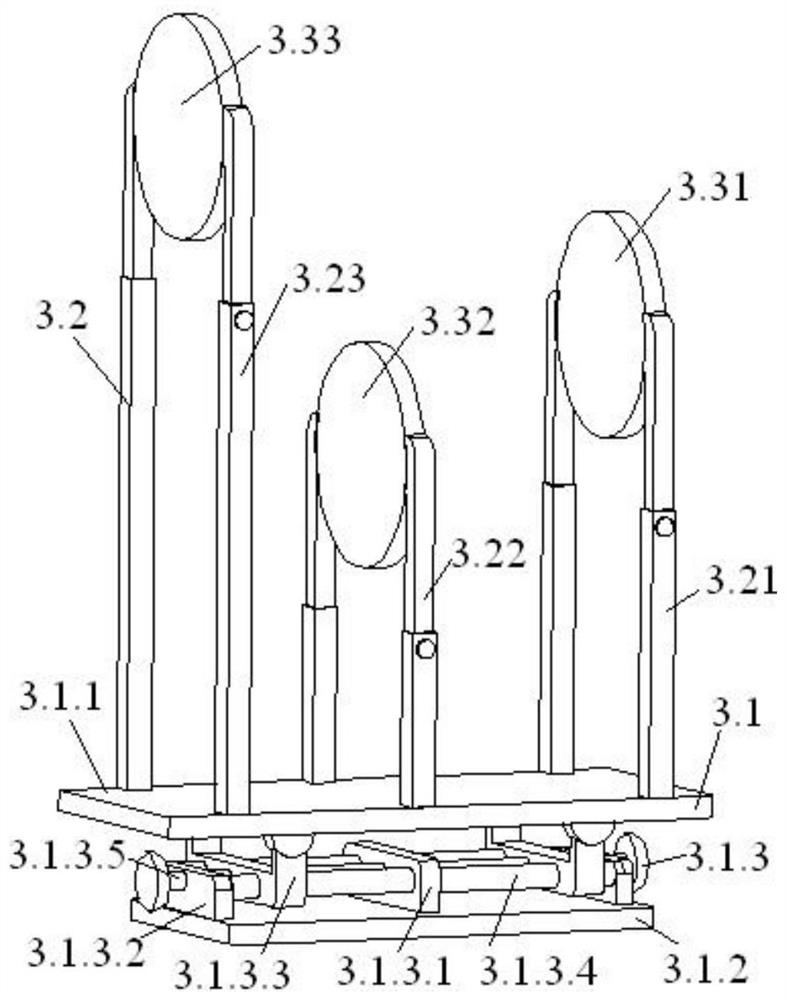 Distance measuring device for amplifying pier sinking displacement