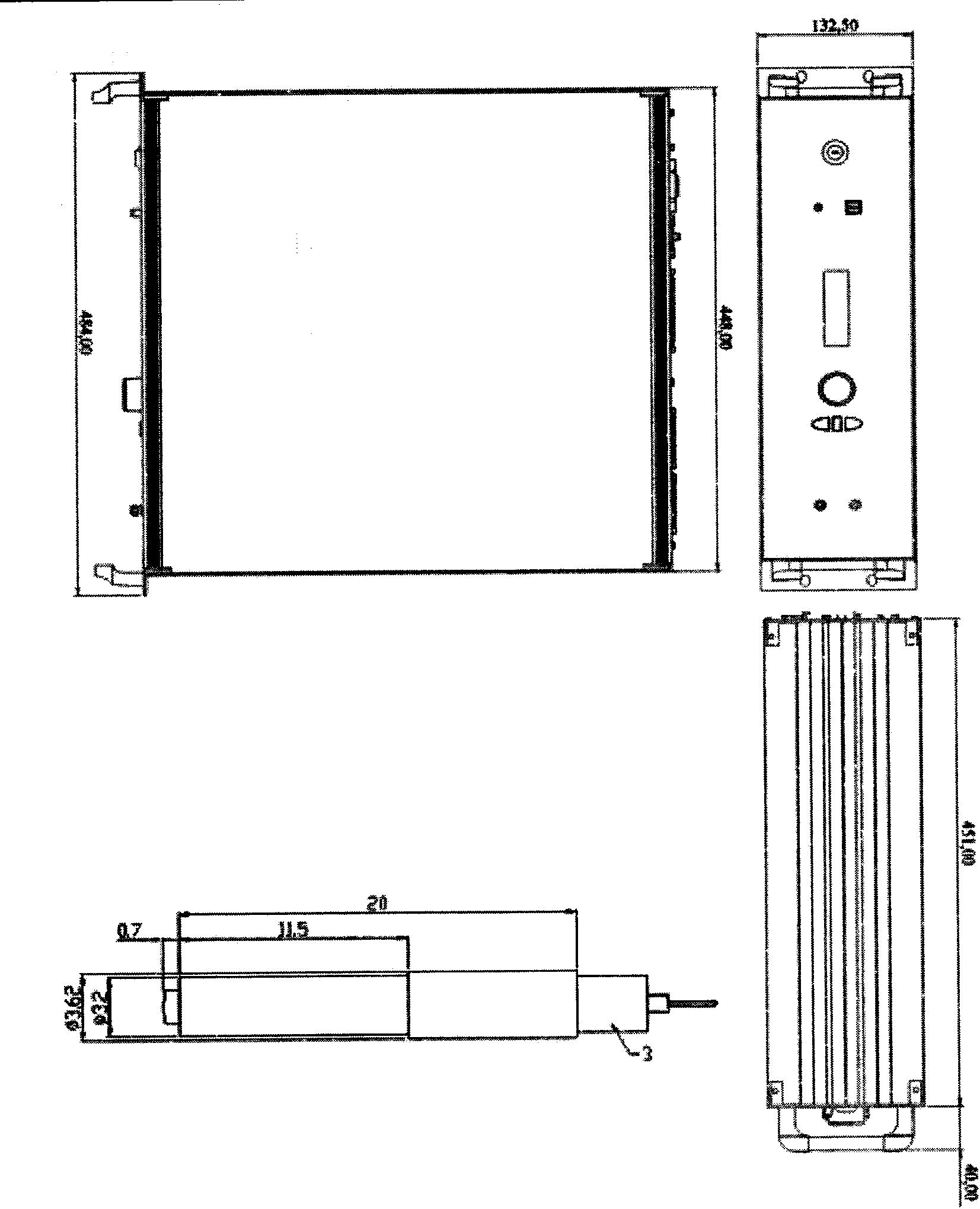 Optical fiber laser three dimensional printer for preparation of nano-ceramic bone tissue engineering scaffold