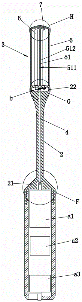 Double-shaft electric toothbrush