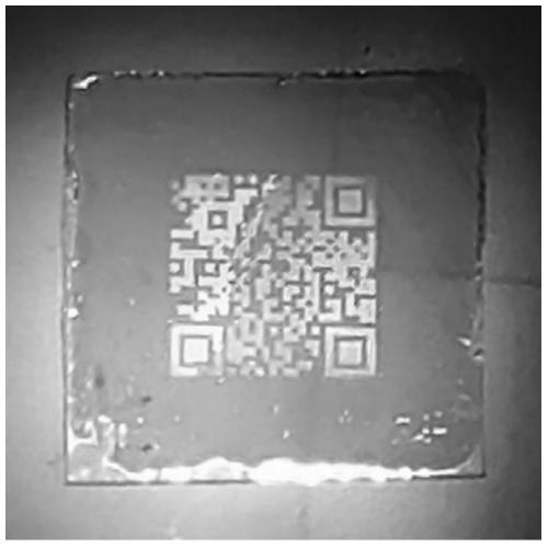 Material and method for preparing holographic color patterns and application of holographic color patterns