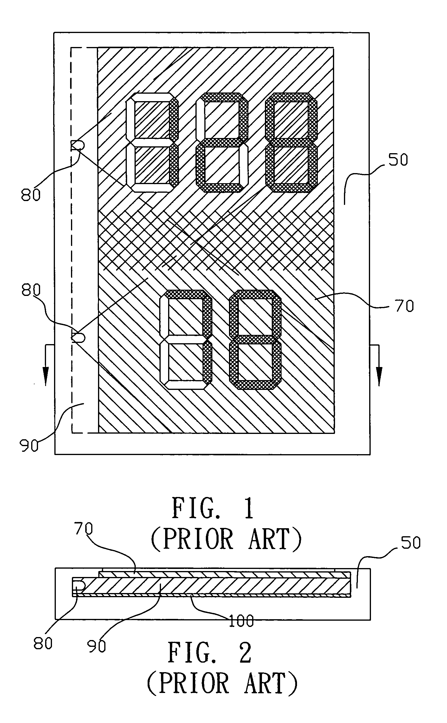 Color blend structure for improving the display of a backlight module of a liquid crystal display panel