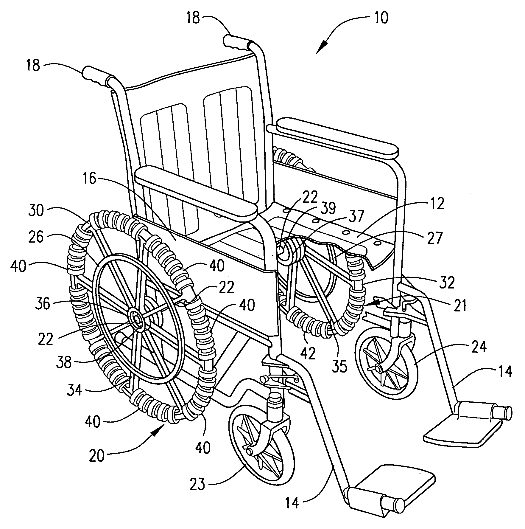 Wheel assembly and wheelchair