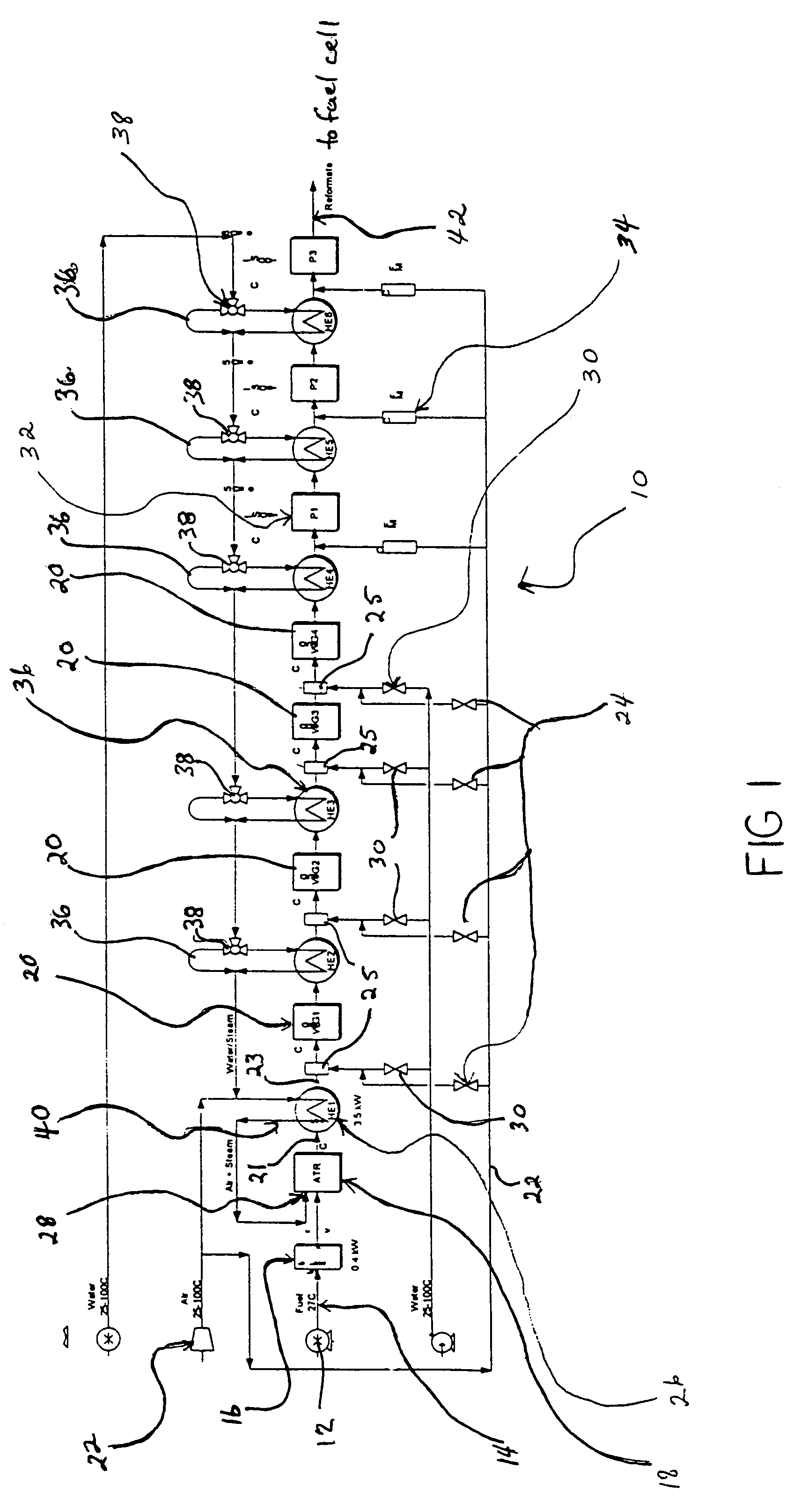 Method for fast start of a fuel processor