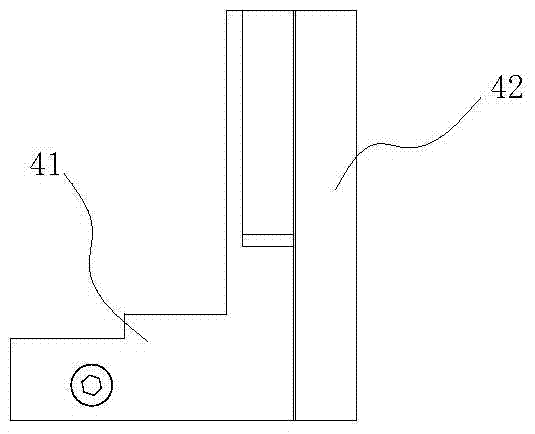 Split type board floating clamp on numerical control press