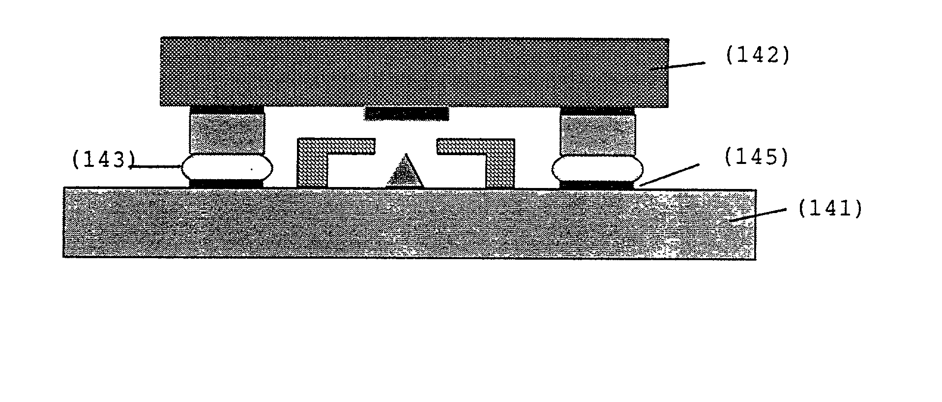 Method of fabrication of a microstructure having an internal cavity