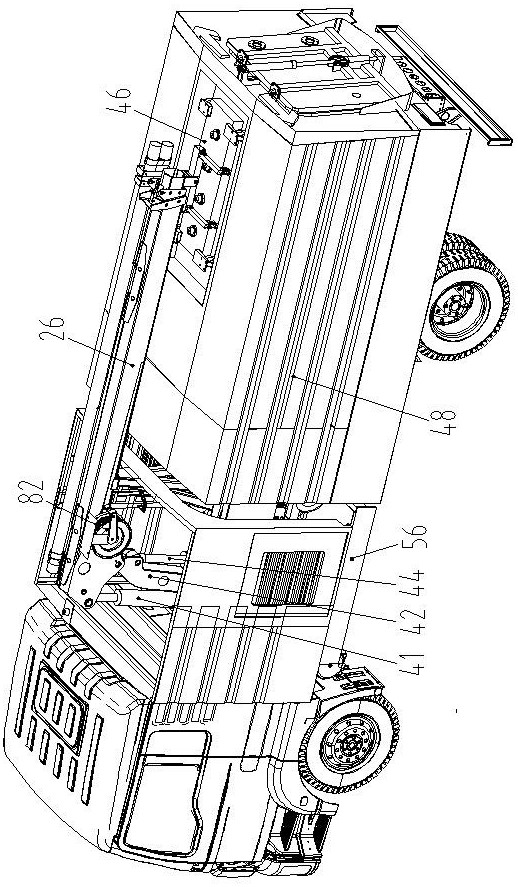 Deep cleaning construction method for channel side slope