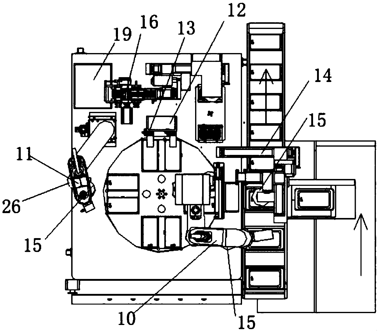 An automatic assembly machine for mobile phone receiver gauze