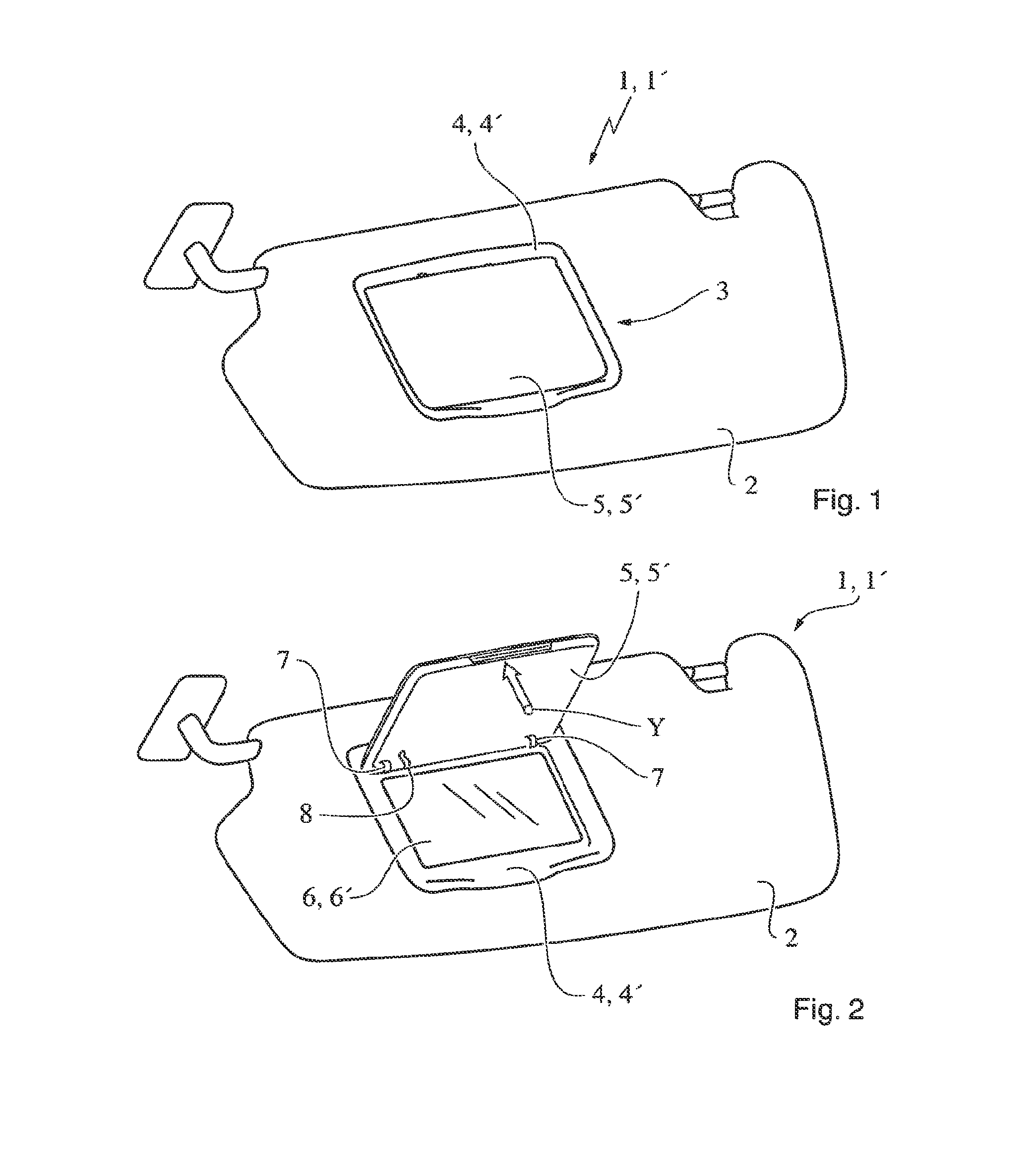 Movement device for a motor vehicle interior trim part, and interior trim part