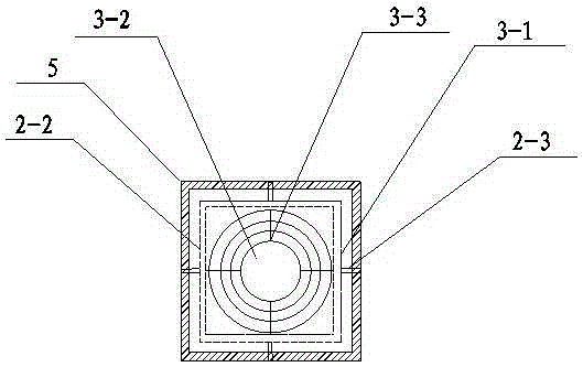 Device for calibrating perpendicularity and rectifying deviation of tower crane and construction method thereof