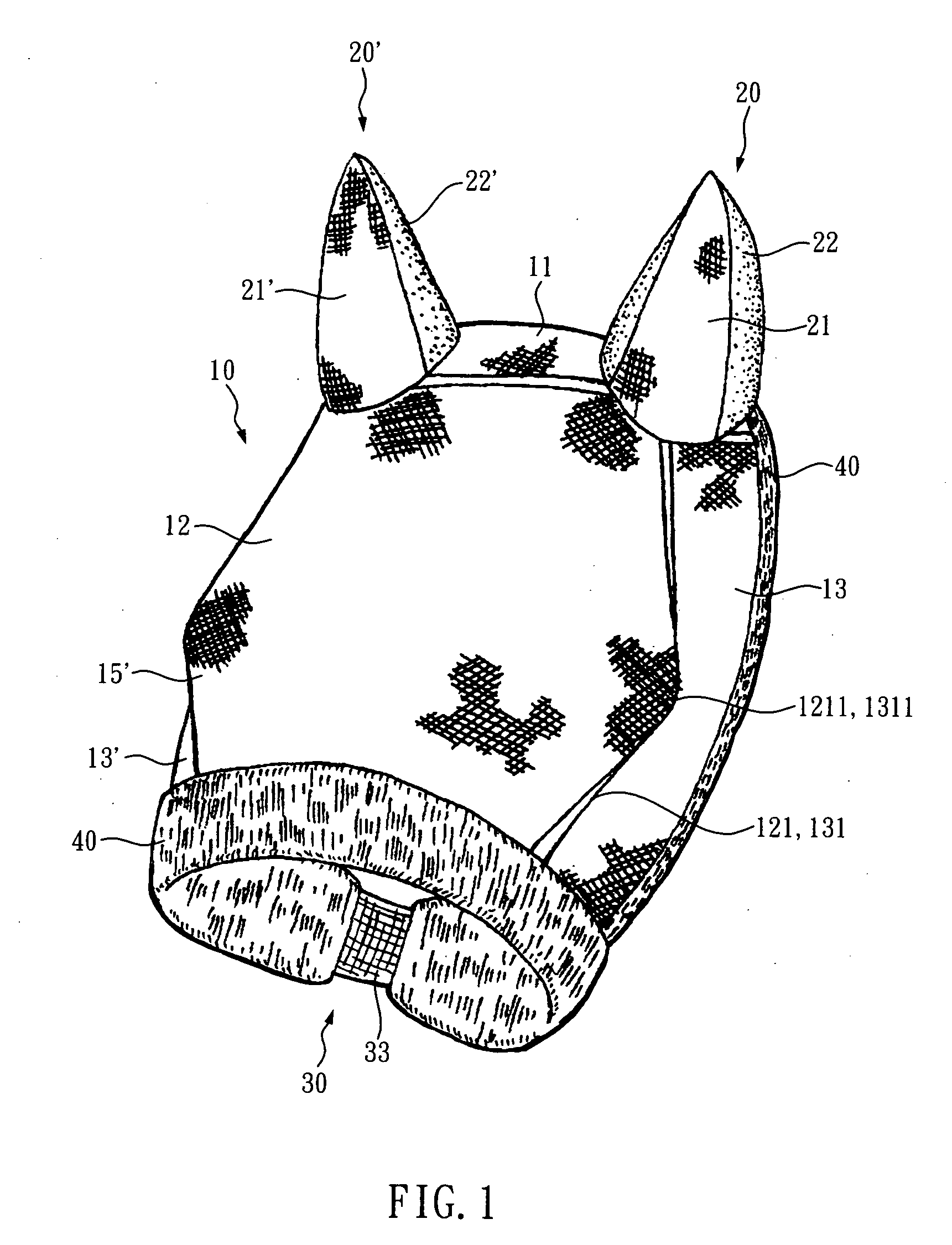 Fly shield to protect the head of a horse