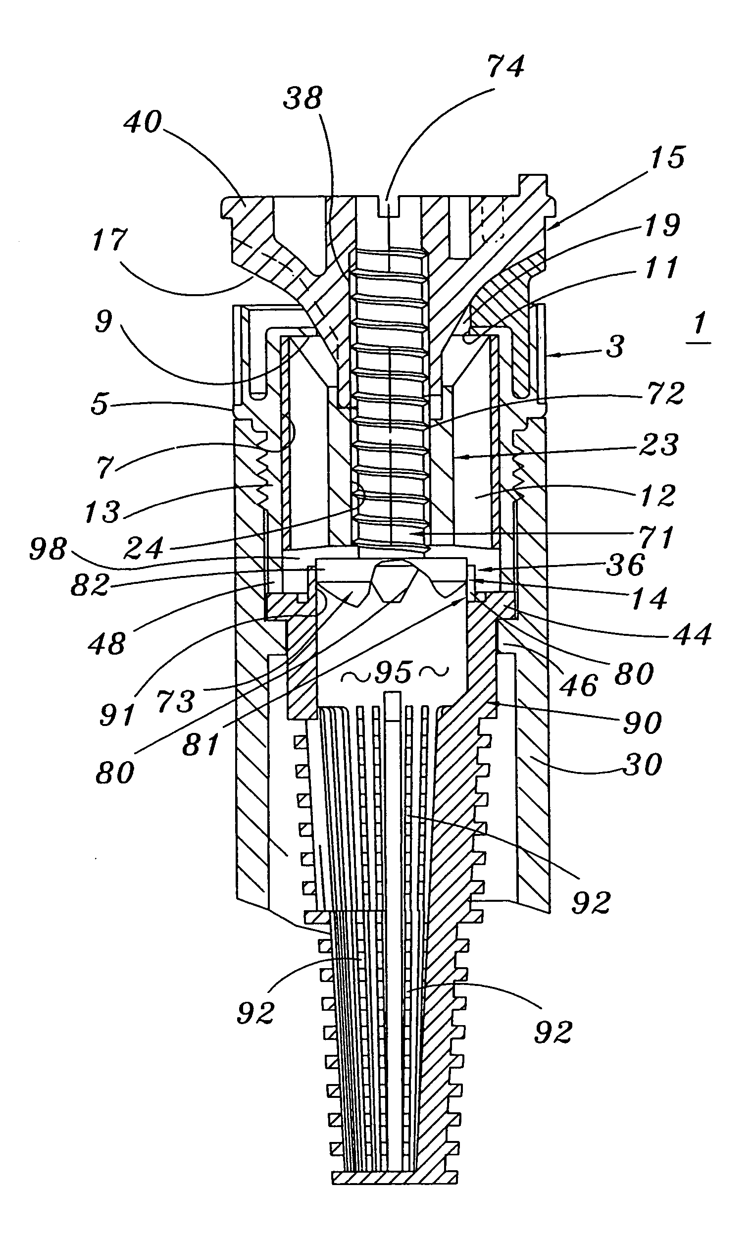 Selected range arc settable spray nozzle with pre-set proportional connected upstream flow throttling