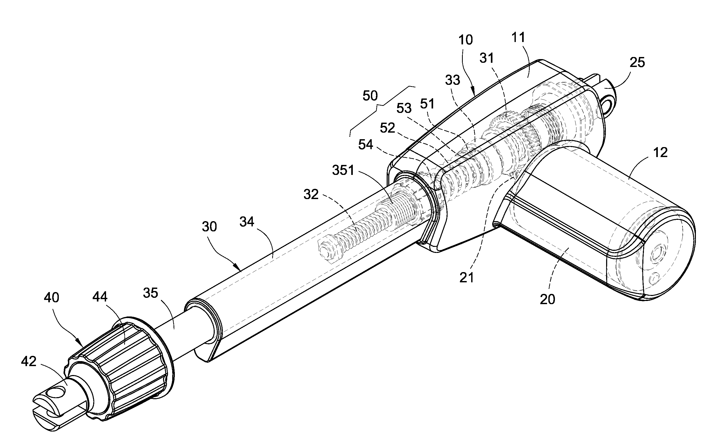 Actuator having buffer structure