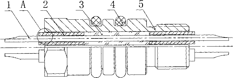 High pressure resistant switching connector