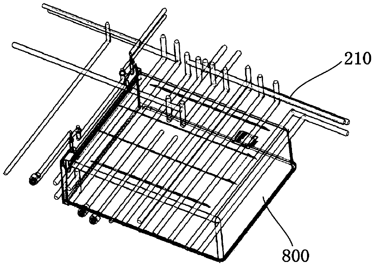 Gas ejection die structure for shortening forming period