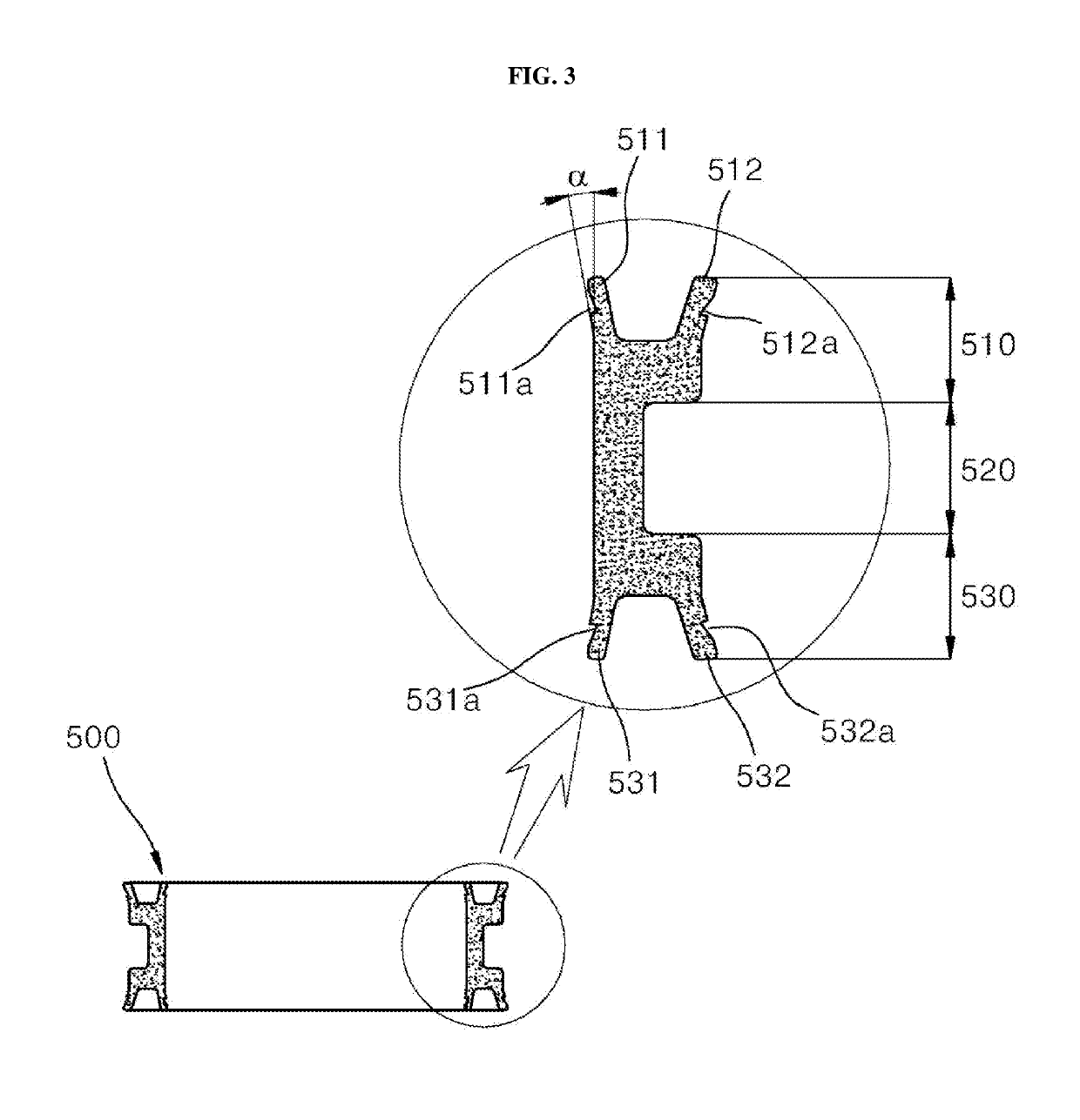 Double-lip seal of pneumatic spring brake chamber for vehicle