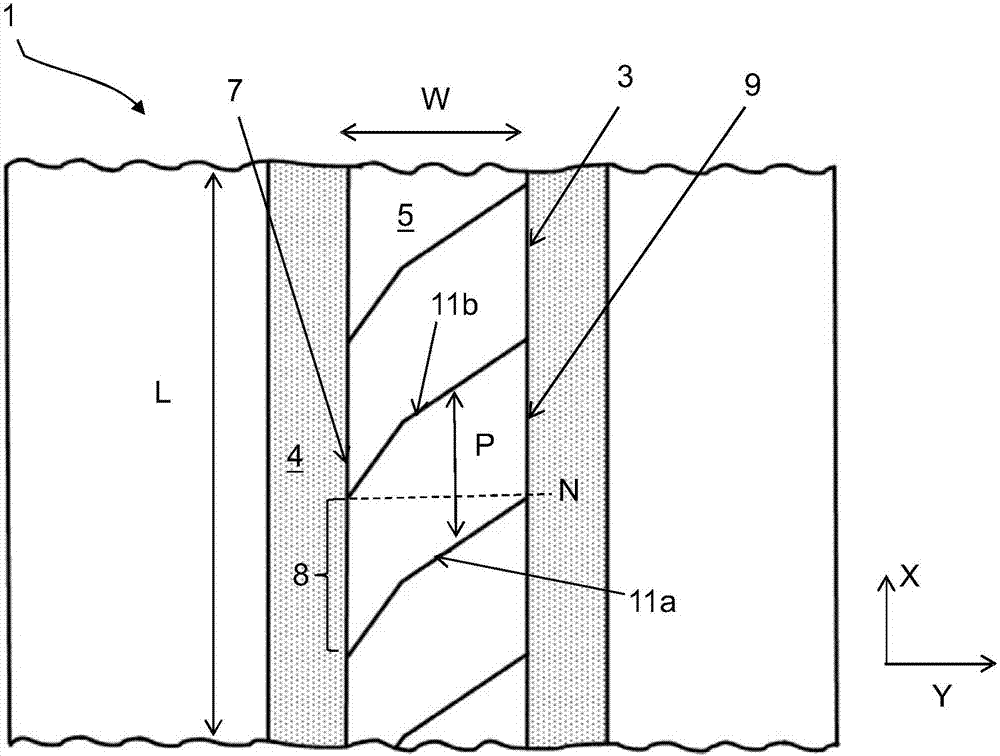 Tread comprising blocks having a plurality of sipes