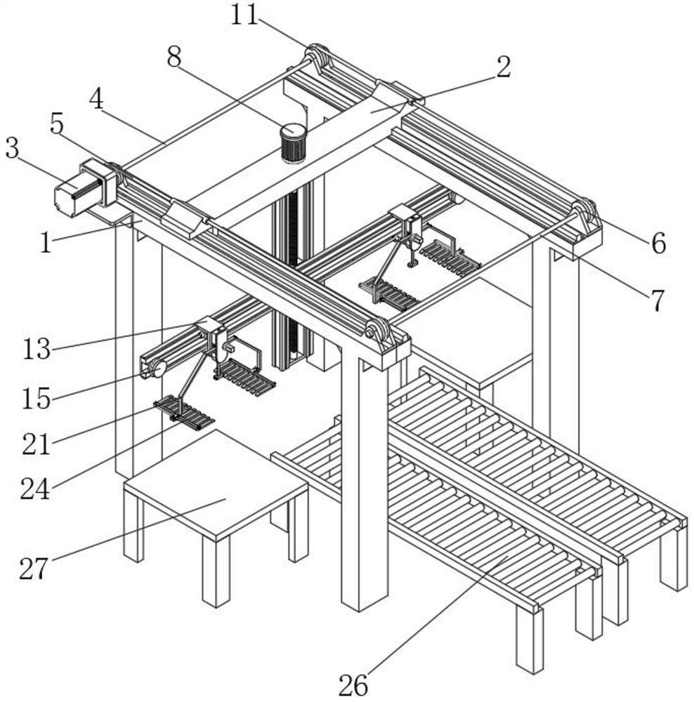 Anti-explosion stacking machine installed and used in stereoscopic warehouse