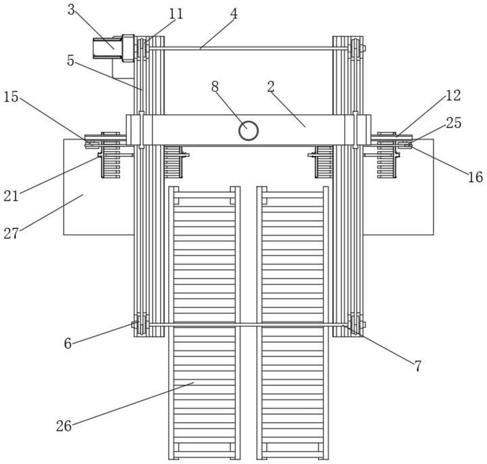 Anti-explosion stacking machine installed and used in stereoscopic warehouse