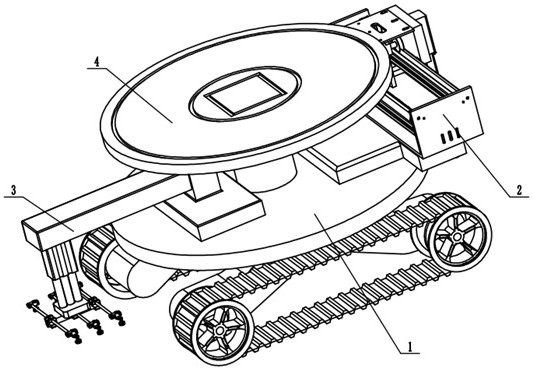 Automatic clamping and boxing robot