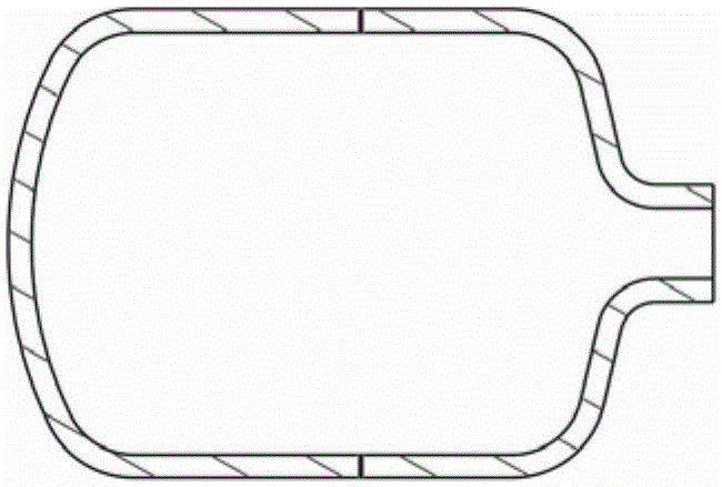 Weldless lightweight water heater inner container product and manufacture method thereof