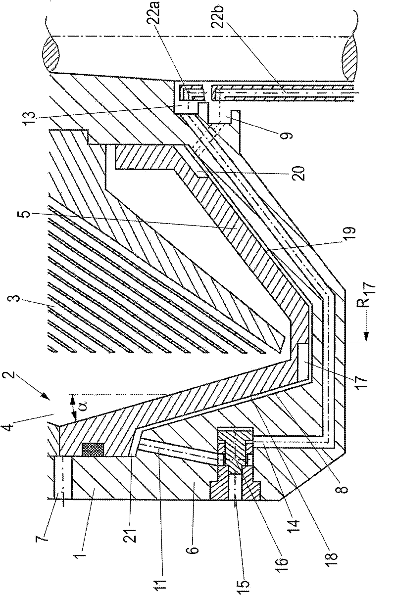 Centrifuge with a self-emptying centrifuge drum