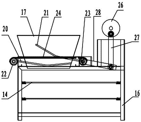 Continuous production method of hot-dry noodles and special production line