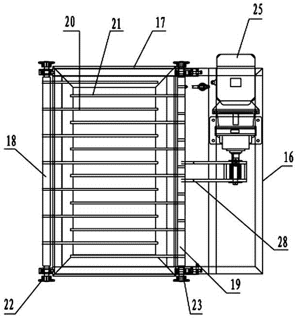 Continuous production method of hot-dry noodles and special production line