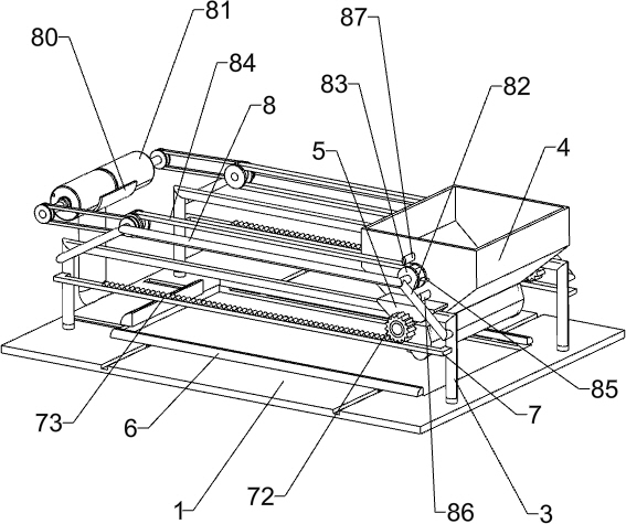 A kind of cement leaking manure board processing equipment for animal husbandry