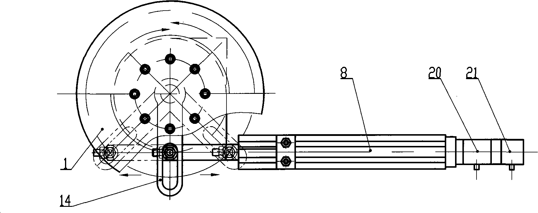 Calibration device for attitude indicator