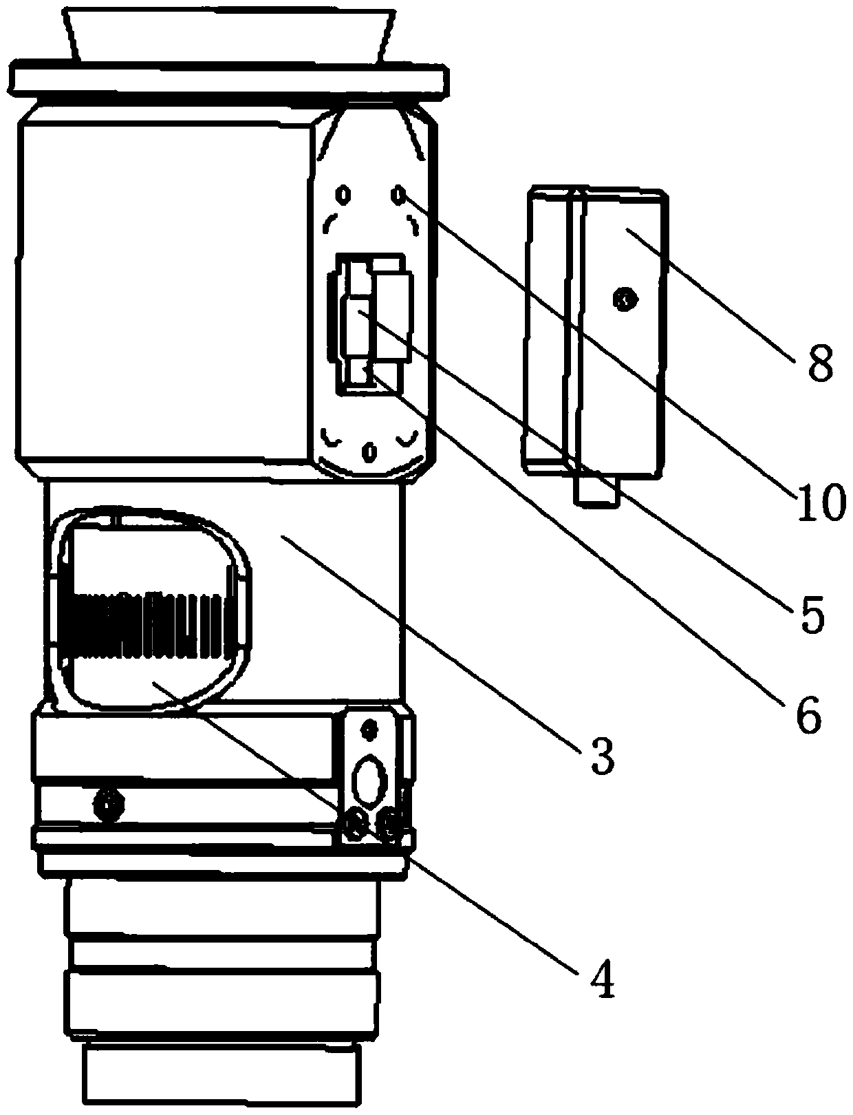 Light intensity-based electronic feedback manual zoom lens