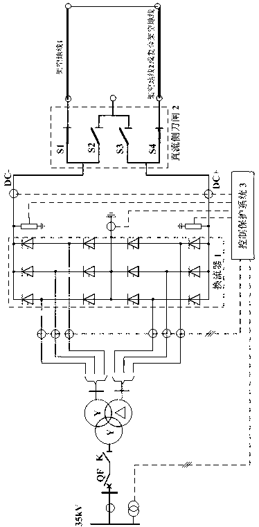 Method for starting direct-current deicing system of overhead ground wire and compound optical fiber ground wire