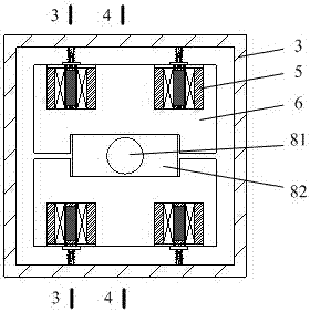 Magnetically induced shape memory alloy confined friction damper with self-resetting function