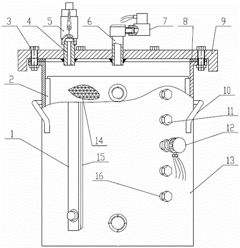 A pipeline liquid exhaust device for flow test