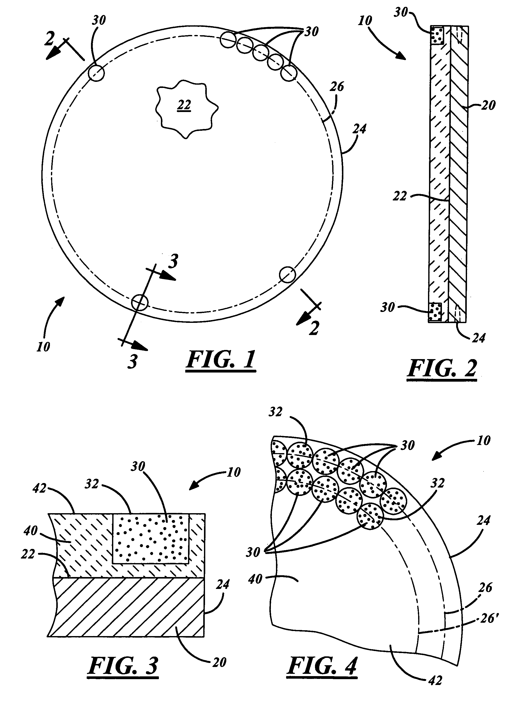 Segmented superabrasive grinding device