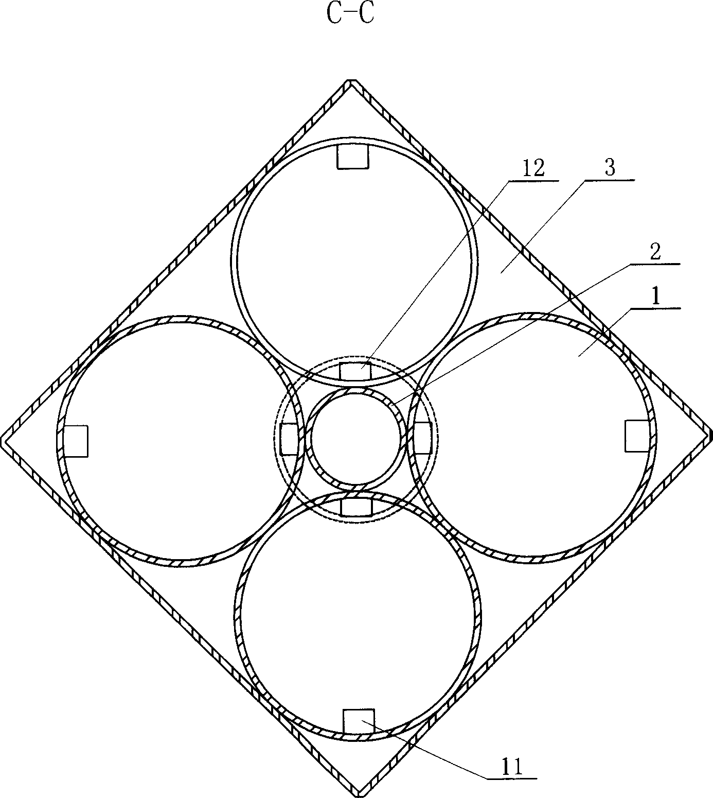 Device and method for obtaining air from water