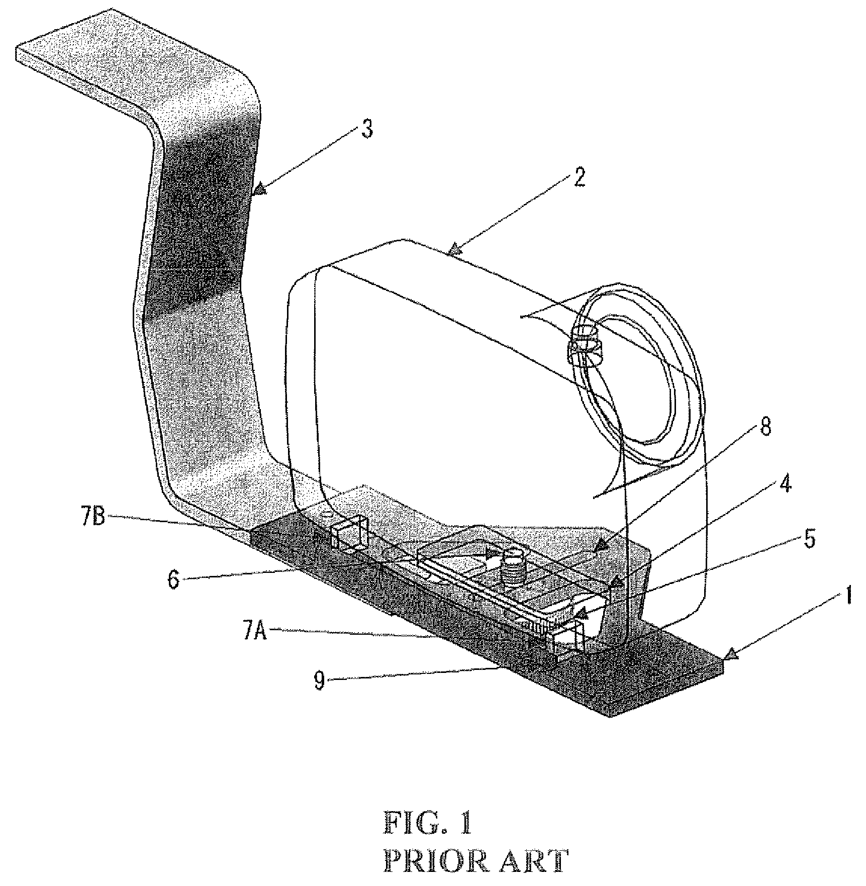 Base for underwater camera